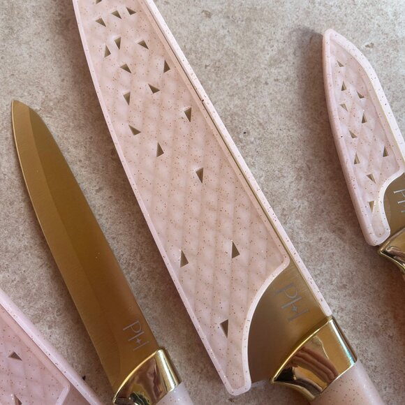 Paris Hilton Gold/pink knives NEVER USED - Fast Shipping - Picture 4 of 5